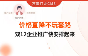 雙12年終大促，價格直降不玩套路！抗疫三年終結束，企業推廣快安排起來~